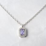 925 Silver Gemstone Baguette Necklaces - Image 3